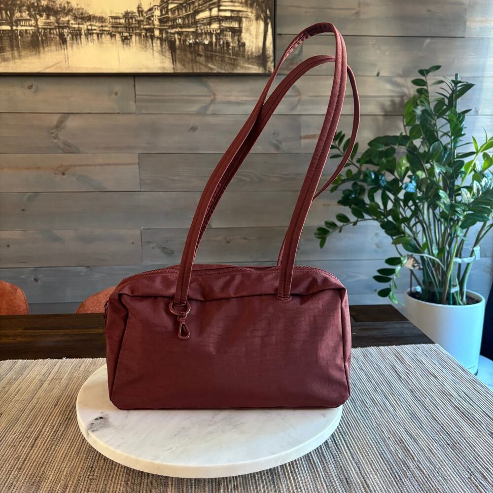 Nylon Bowler Bag in Mahogany by Baggu